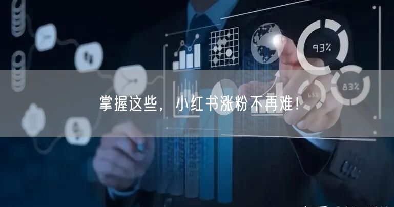 掌握这些，小红书涨粉不再难！