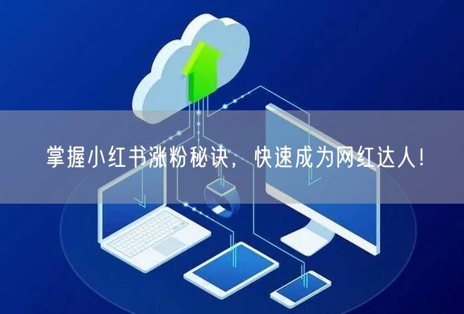 掌握小红书涨粉秘诀，快速成为网红达人！